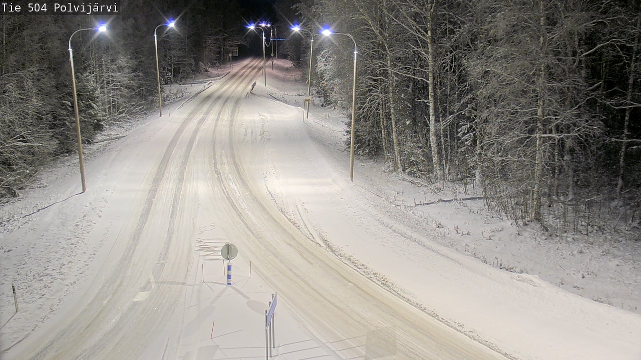 Kelikamerat Kuva Tie 504 Polvijärvi, Polvijärvi, Pohjois-Karjala