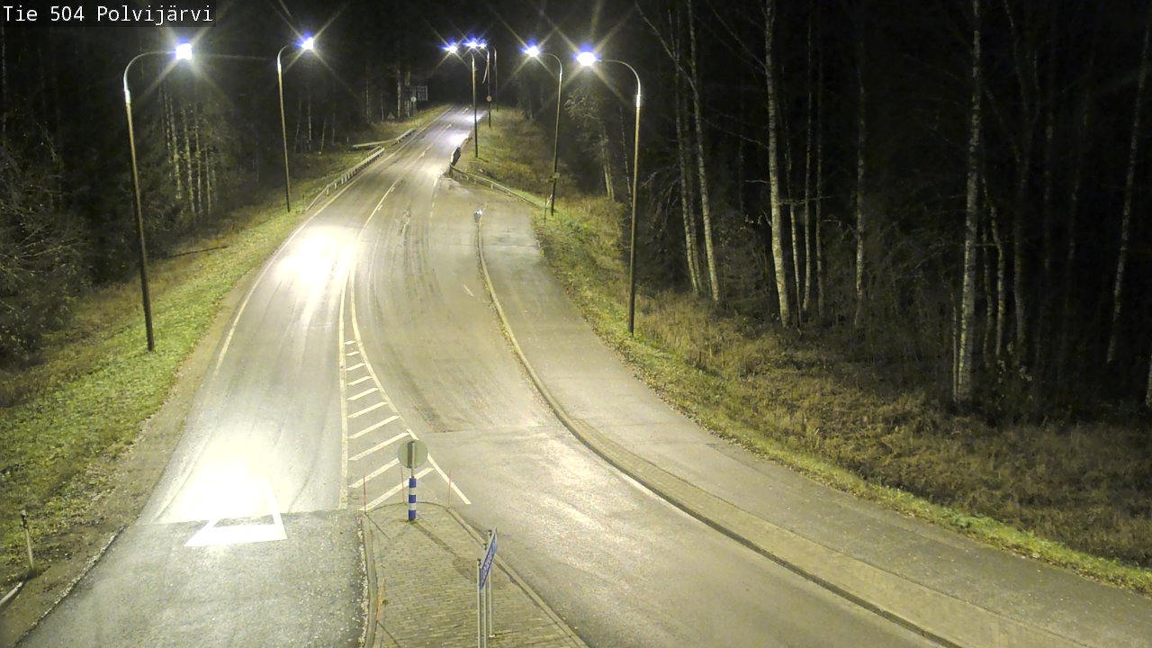 Kelikamerat Kuva Tie 504 Polvijärvi, Polvijärvi, Pohjois-Karjala