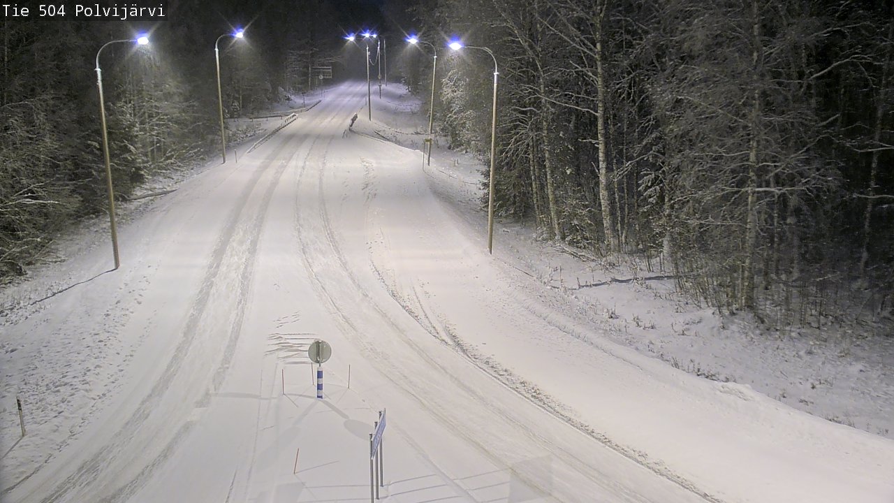 Kelikamerat Kuva Tie 504 Polvijärvi, Polvijärvi, Pohjois-Karjala