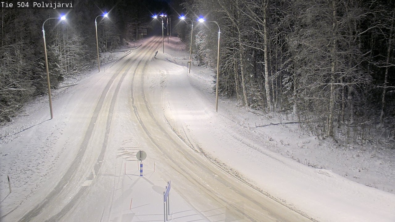 Kelikamerat Kuva Tie 504 Polvijärvi, Polvijärvi, Pohjois-Karjala