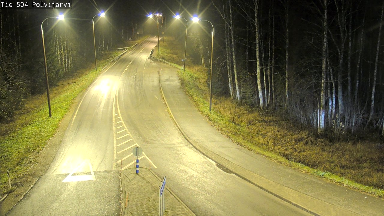 Kelikamerat Kuva Tie 504 Polvijärvi, Polvijärvi, Pohjois-Karjala