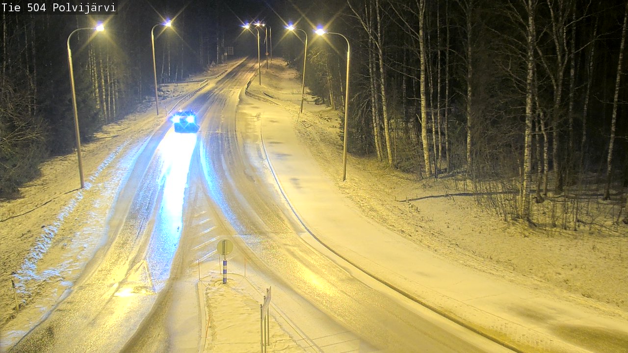 Kelikamerat Kuva Tie 504 Polvijärvi, Polvijärvi, Pohjois-Karjala
