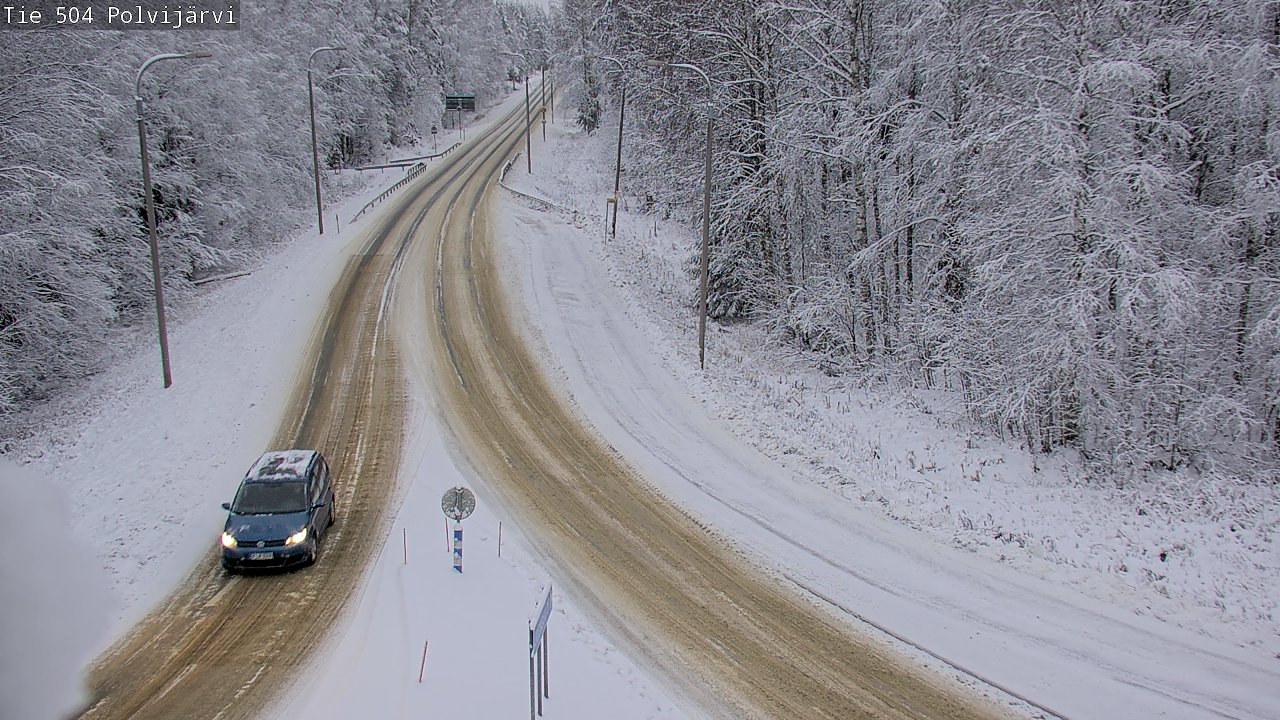 Kelikamerat Kuva Tie 504 Polvijärvi, Polvijärvi, Pohjois-Karjala