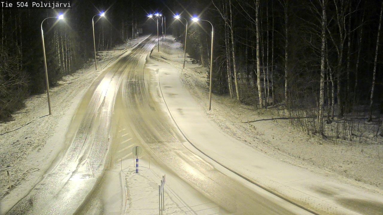 Kelikamerat Kuva Tie 504 Polvijärvi, Polvijärvi, Pohjois-Karjala