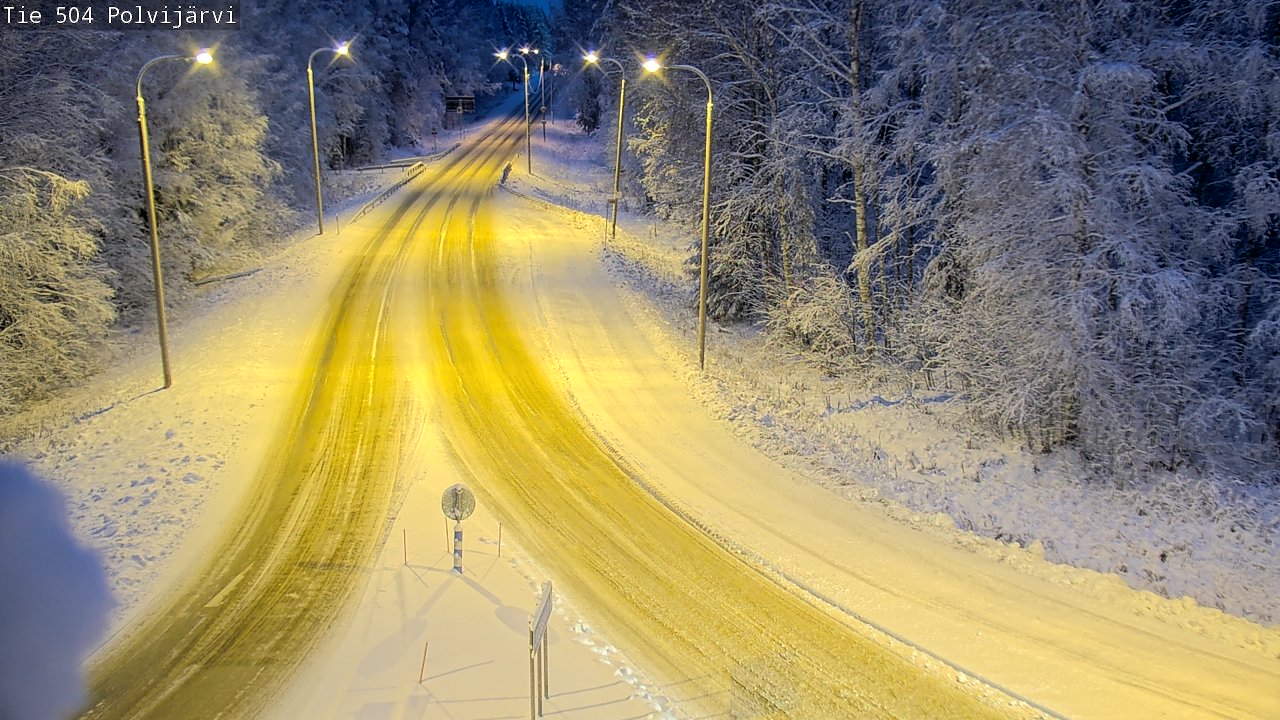 Kelikamerat Kuva Tie 504 Polvijärvi, Polvijärvi, Pohjois-Karjala