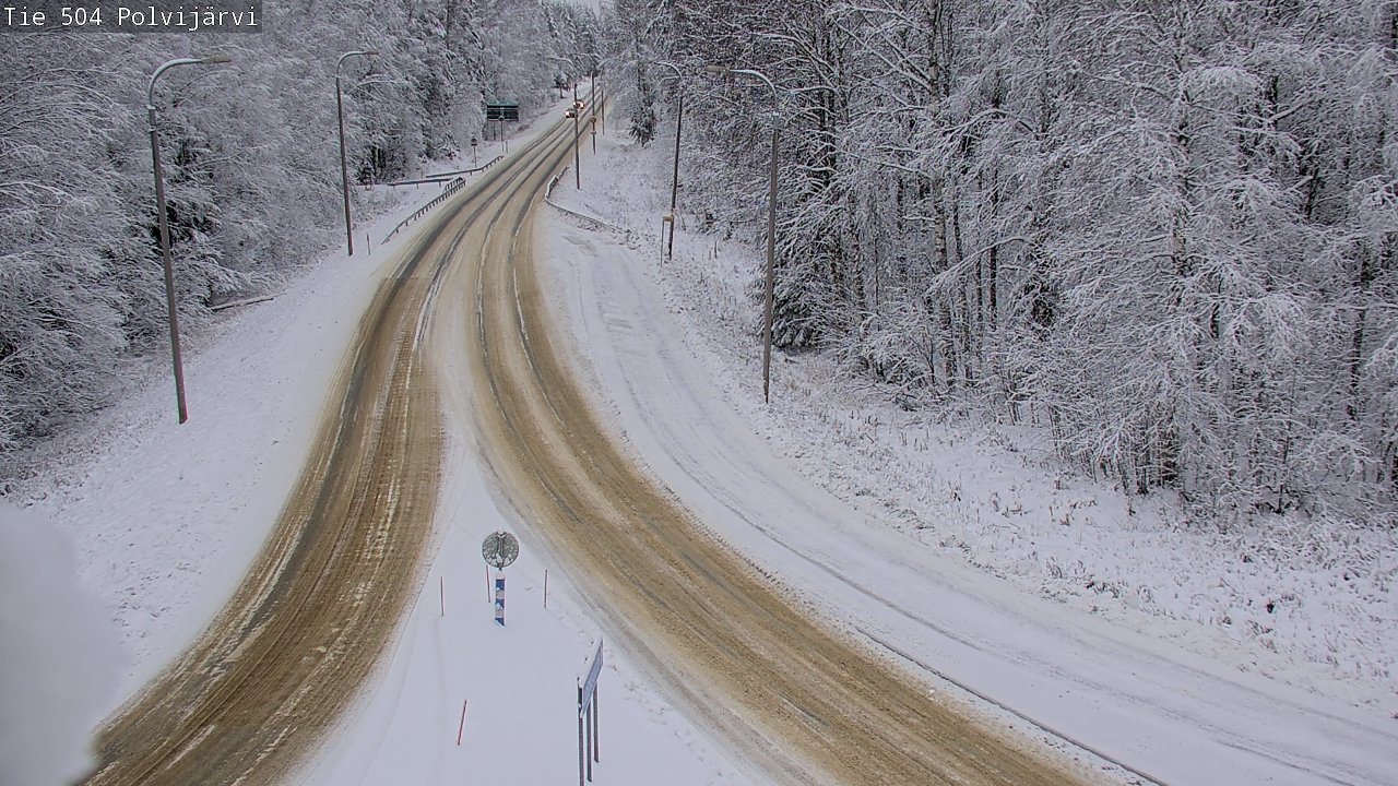 Kelikamerat Kuva Tie 504 Polvijärvi, Polvijärvi, Pohjois-Karjala