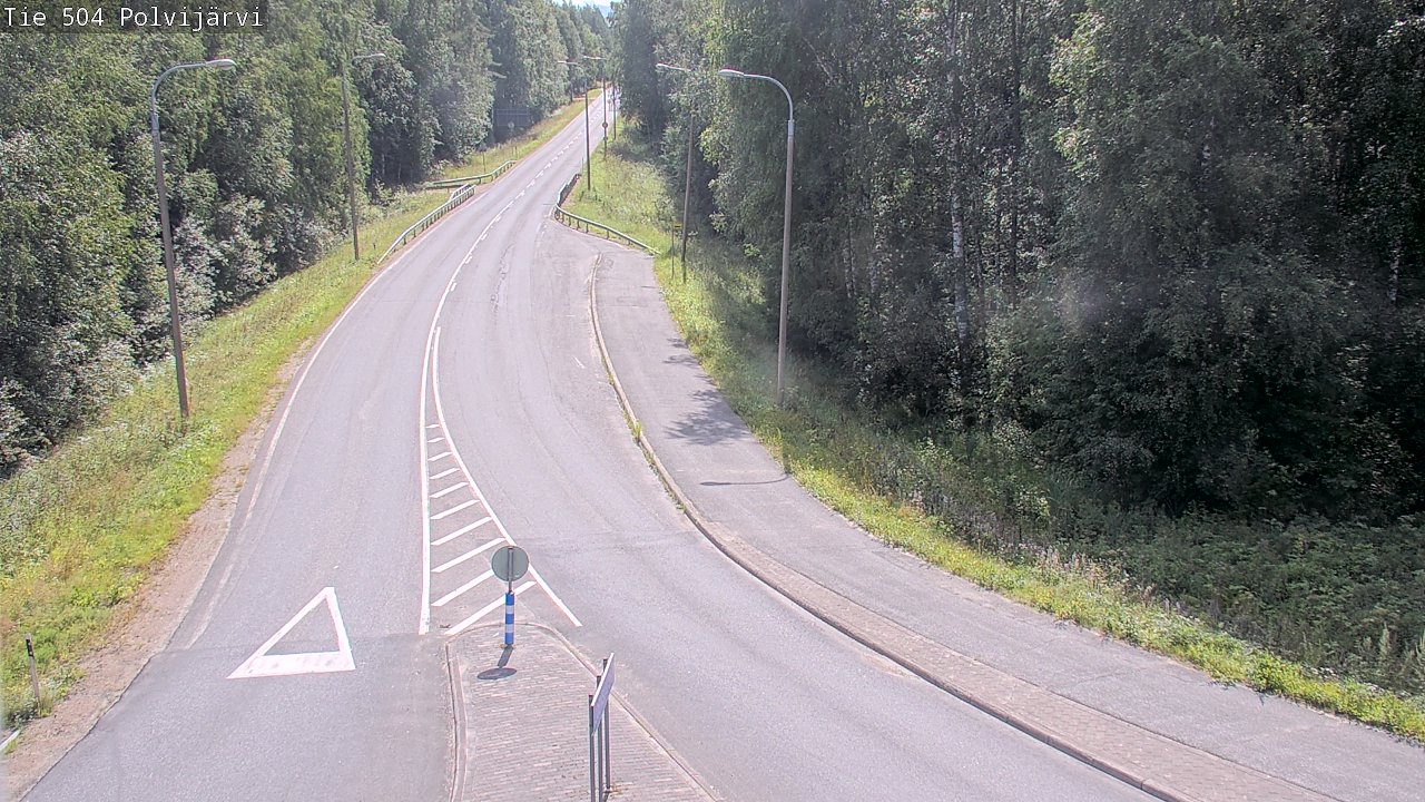 Kelikamerat Kuva Tie 504 Polvijärvi, Polvijärvi, Pohjois-Karjala