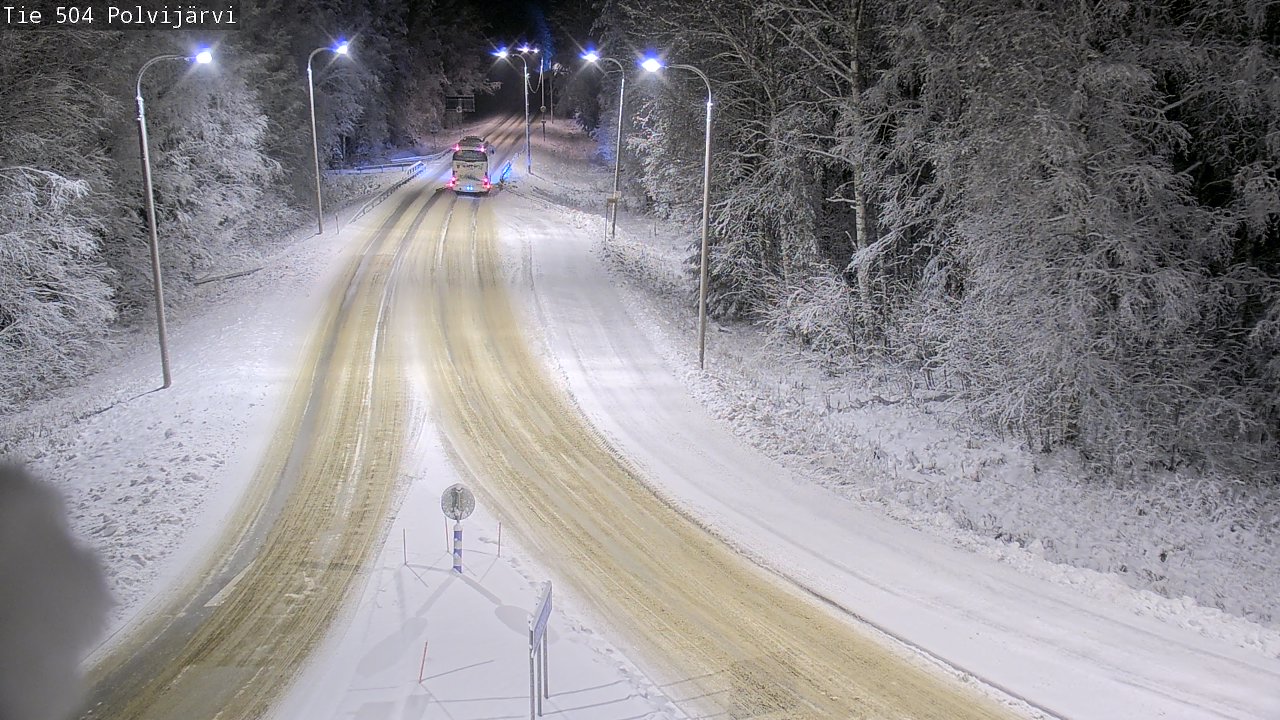 Kelikamerat Kuva Tie 504 Polvijärvi, Polvijärvi, Pohjois-Karjala
