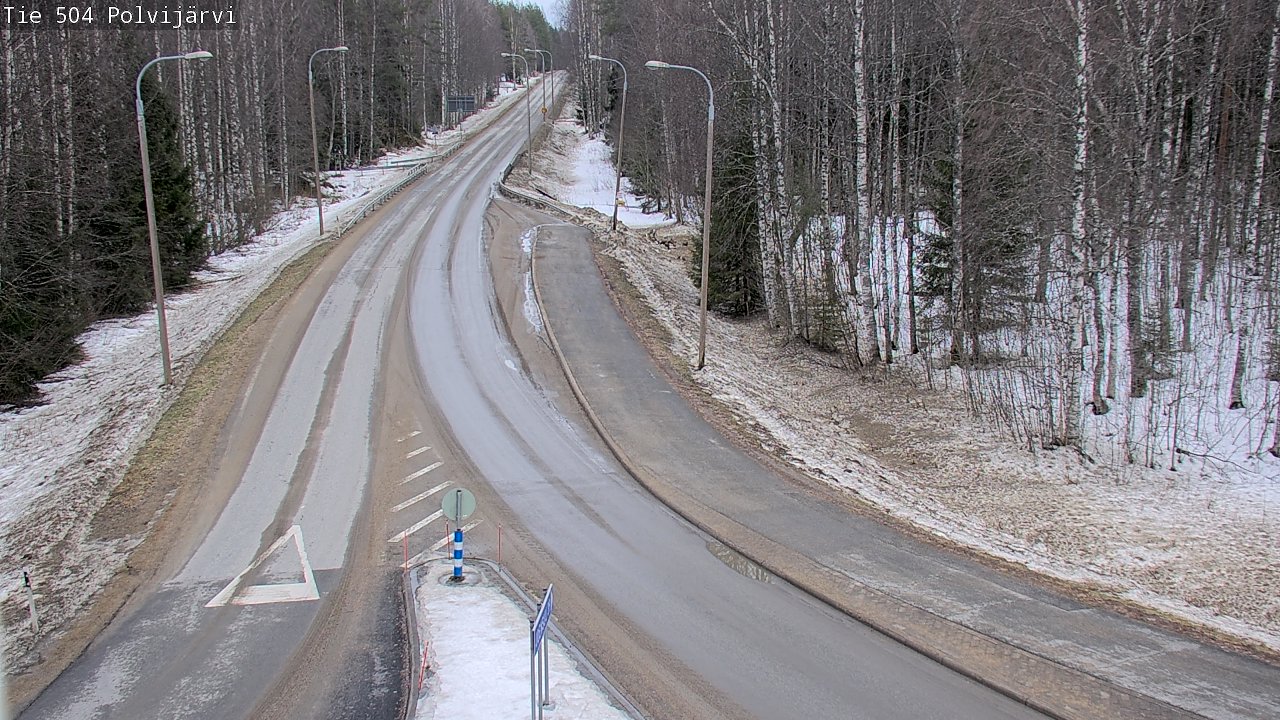 Kelikamerat Kuva Tie 504 Polvijärvi, Polvijärvi, Pohjois-Karjala