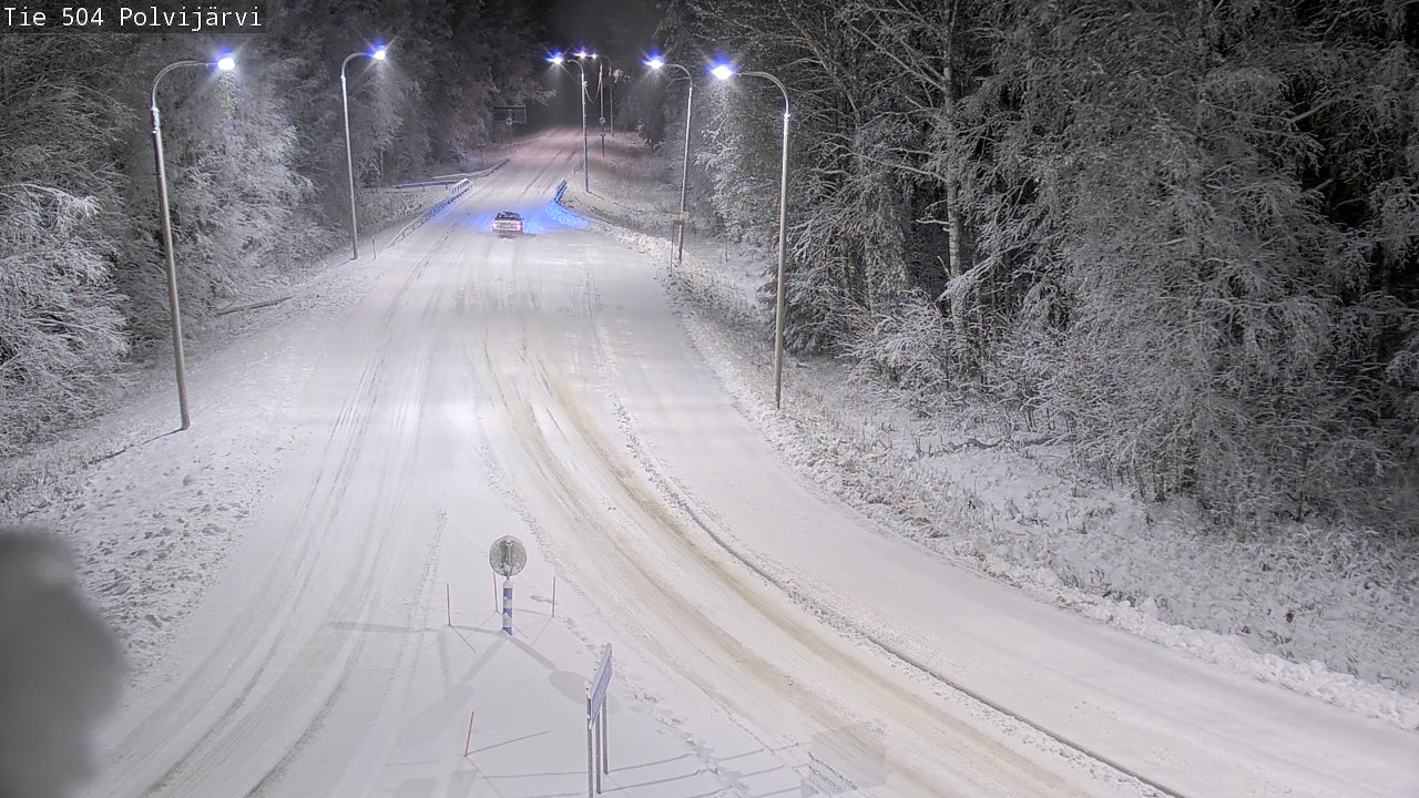 Kelikamerat Kuva Tie 504 Polvijärvi, Polvijärvi, Pohjois-Karjala
