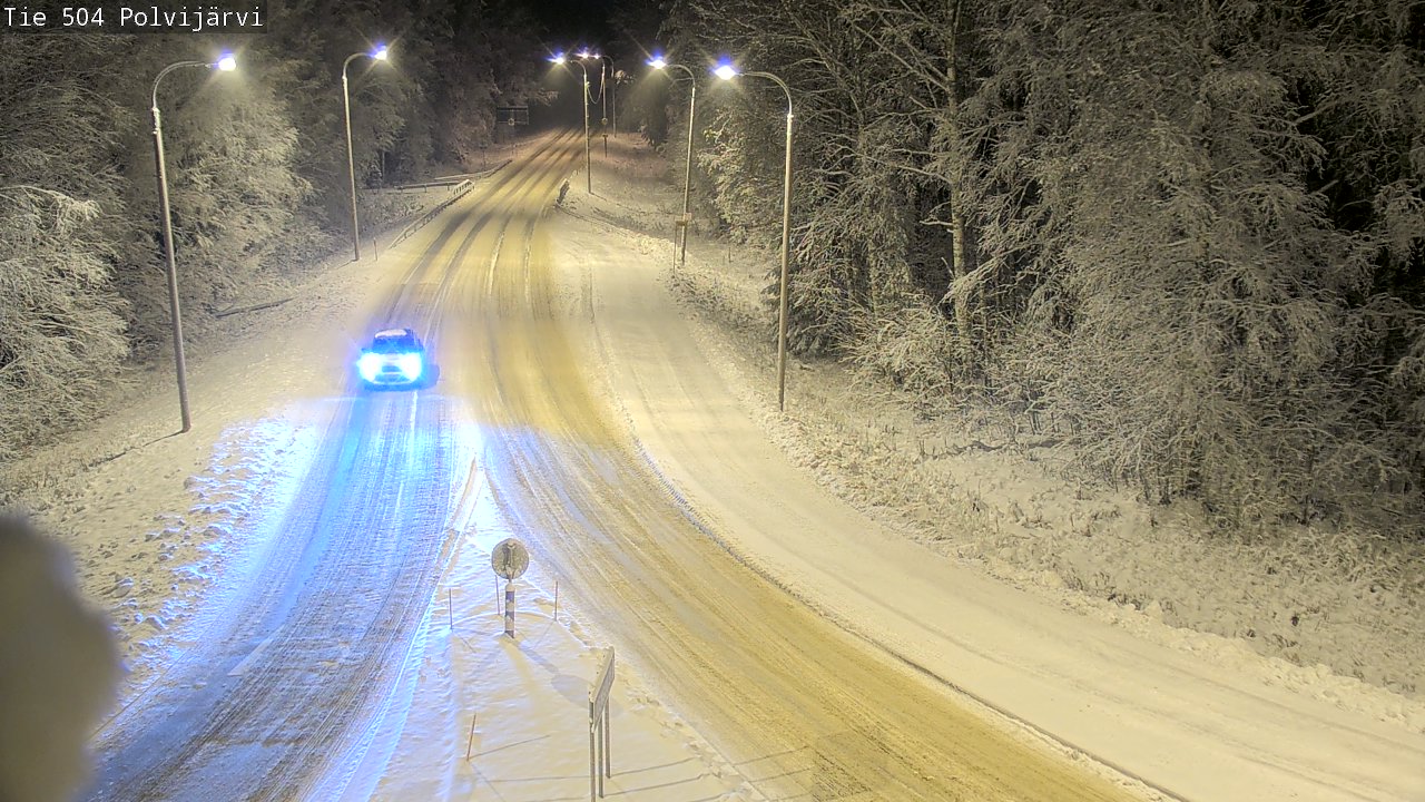 Kelikamerat Kuva Tie 504 Polvijärvi, Polvijärvi, Pohjois-Karjala