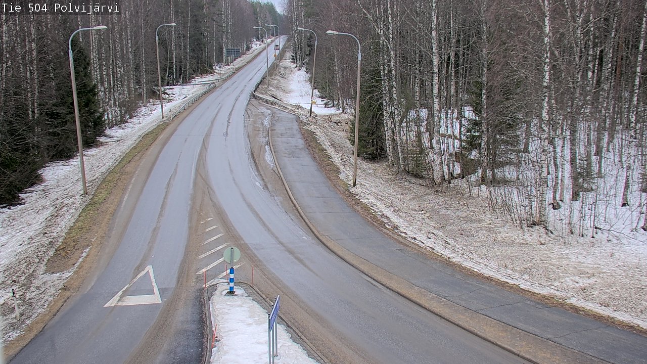 Kelikamerat Kuva Tie 504 Polvijärvi, Polvijärvi, Pohjois-Karjala