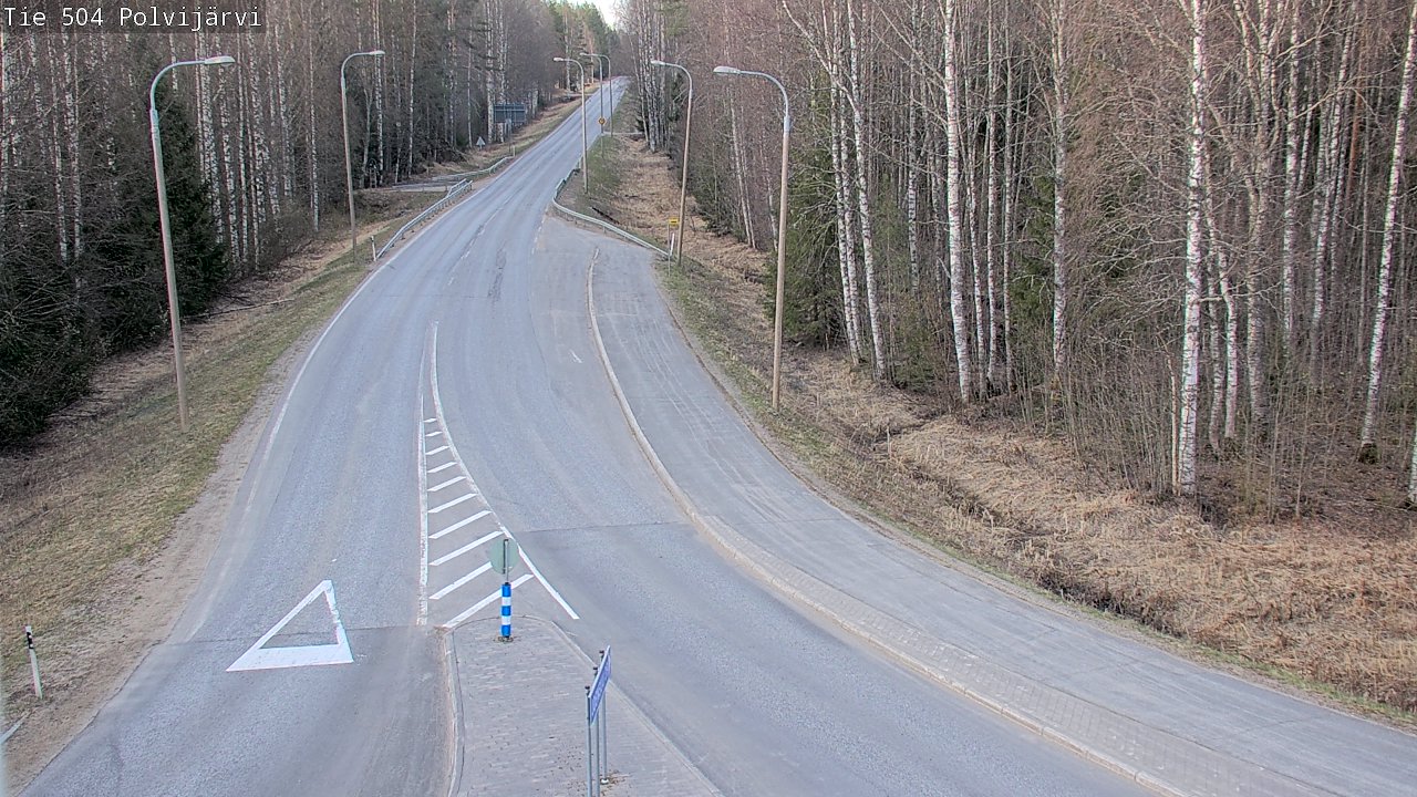 Weather Camera Image Road 504 Polvijärvi, Polvijärvi, Pohjois-Karjala