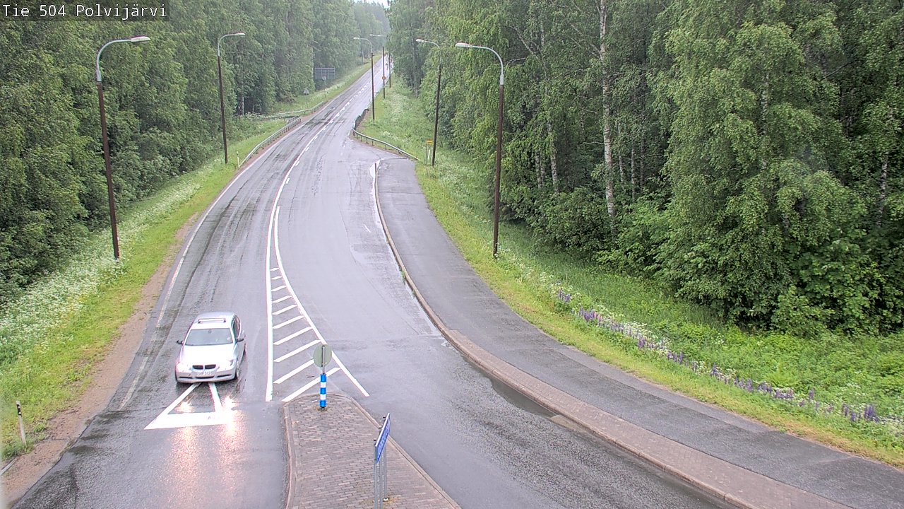 Kelikamerat Kuva Tie 504 Polvijärvi, Polvijärvi, Pohjois-Karjala