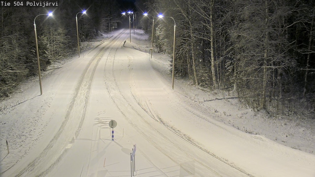 Kelikamerat Kuva Tie 504 Polvijärvi, Polvijärvi, Pohjois-Karjala