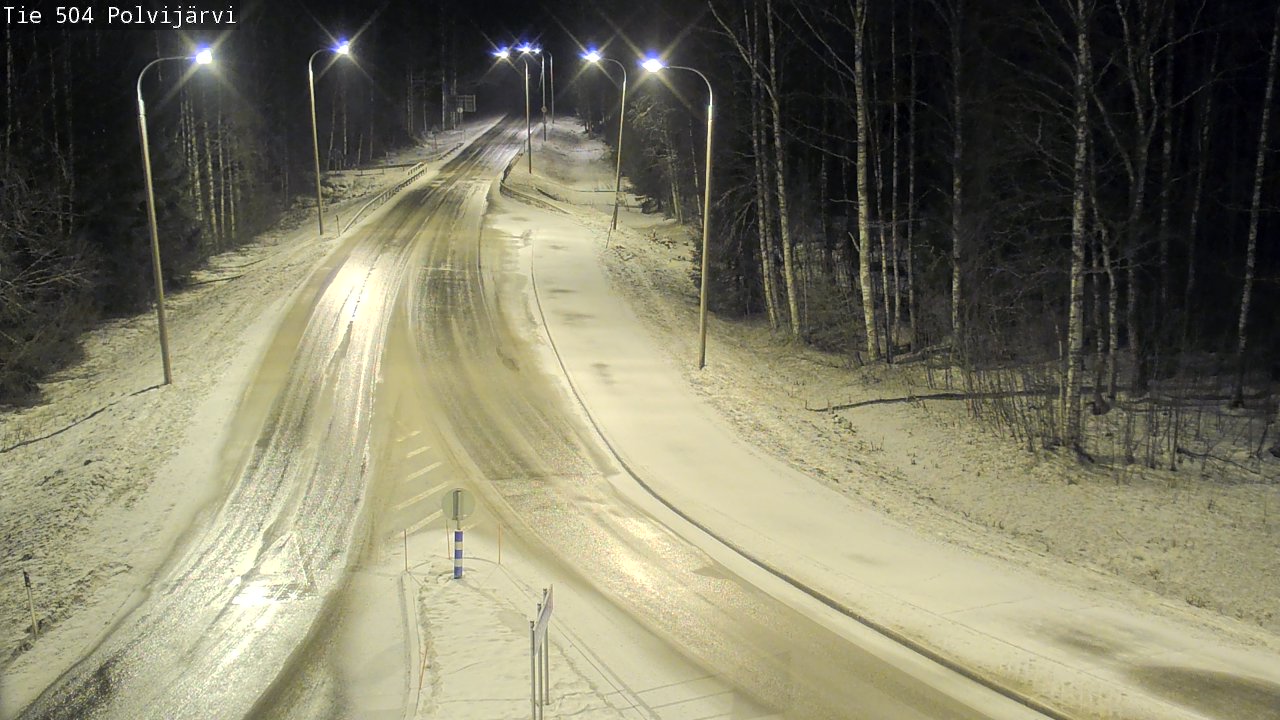 Kelikamerat Kuva Tie 504 Polvijärvi, Polvijärvi, Pohjois-Karjala