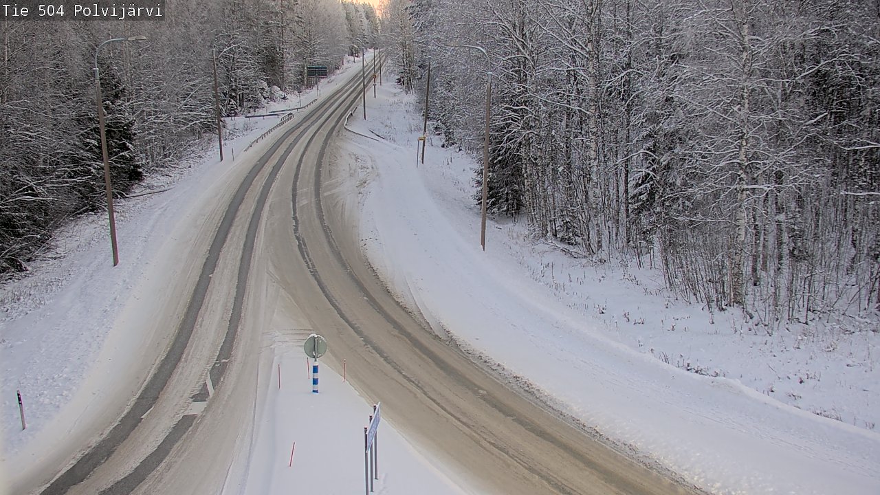 Kelikamerat Kuva Tie 504 Polvijärvi, Polvijärvi, Pohjois-Karjala
