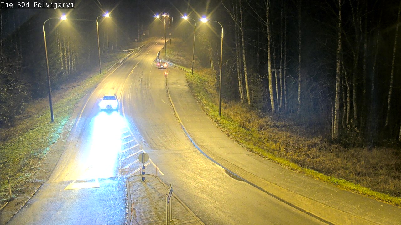 Kelikamerat Kuva Tie 504 Polvijärvi, Polvijärvi, Pohjois-Karjala