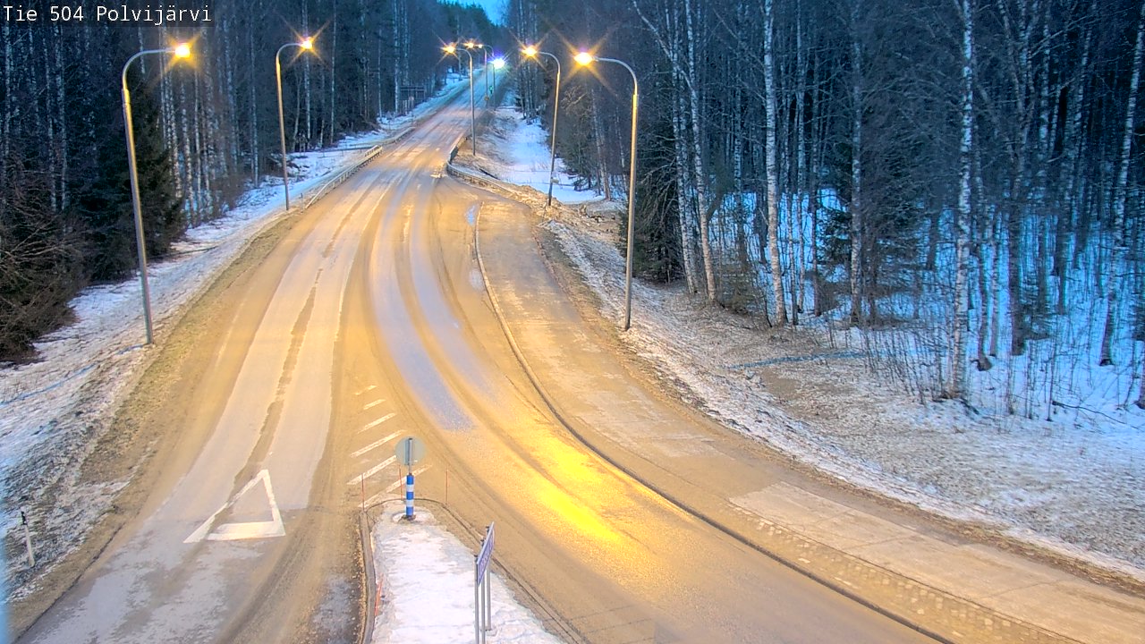 Kelikamerat Kuva Tie 504 Polvijärvi, Polvijärvi, Pohjois-Karjala
