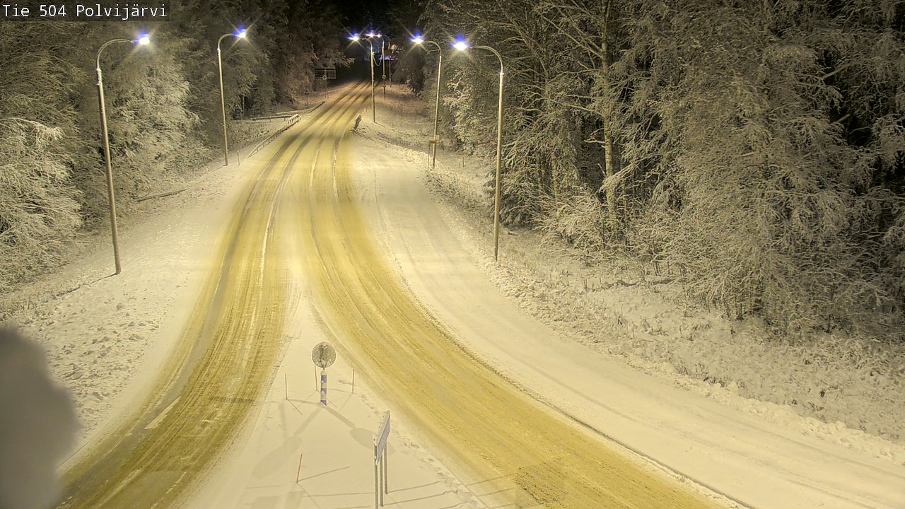 Kelikamerat Kuva Tie 504 Polvijärvi, Polvijärvi, Pohjois-Karjala