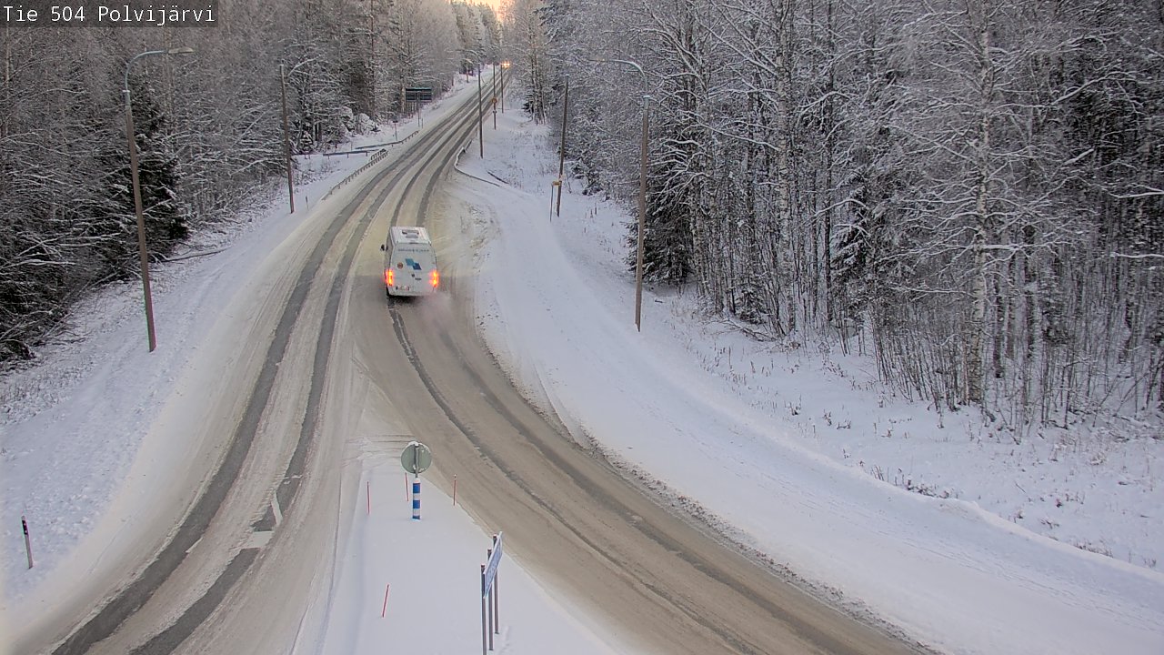 Kelikamerat Kuva Tie 504 Polvijärvi, Polvijärvi, Pohjois-Karjala