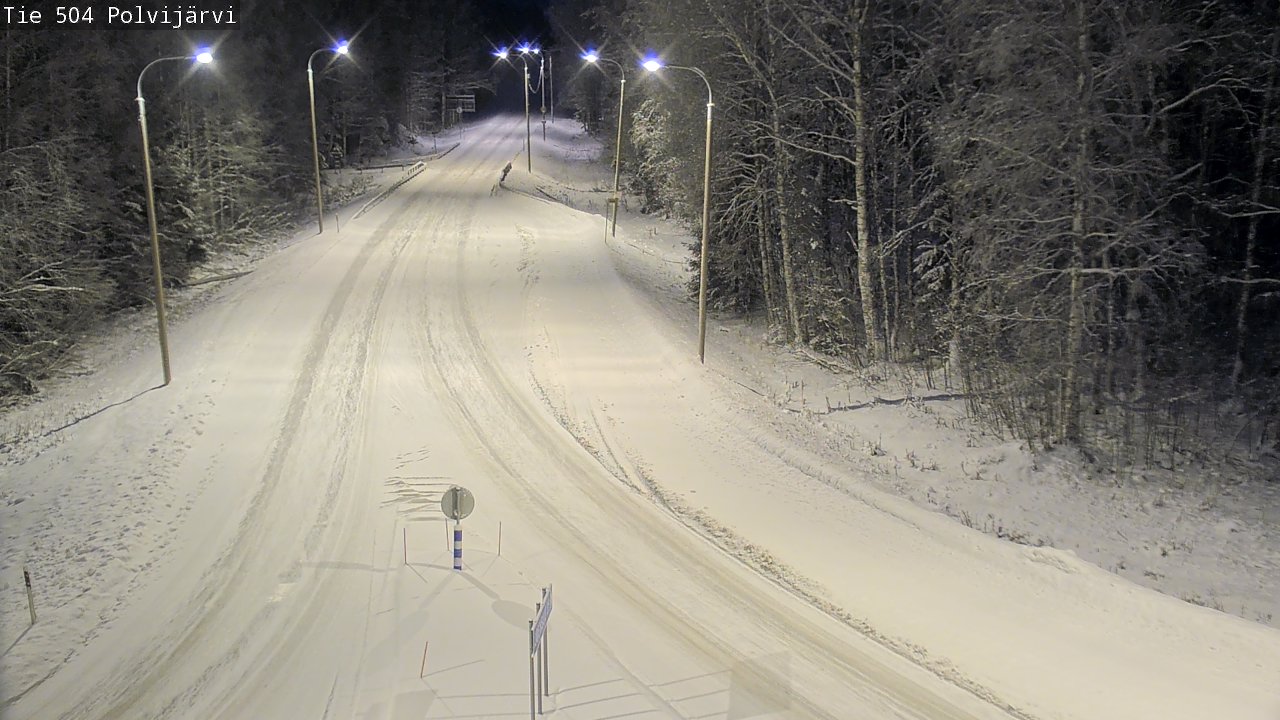 Kelikamerat Kuva Tie 504 Polvijärvi, Polvijärvi, Pohjois-Karjala