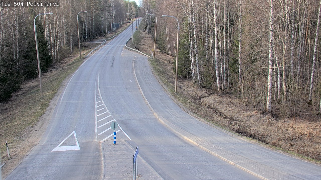 Weather Camera Image Road 504 Polvijärvi, Polvijärvi, Pohjois-Karjala