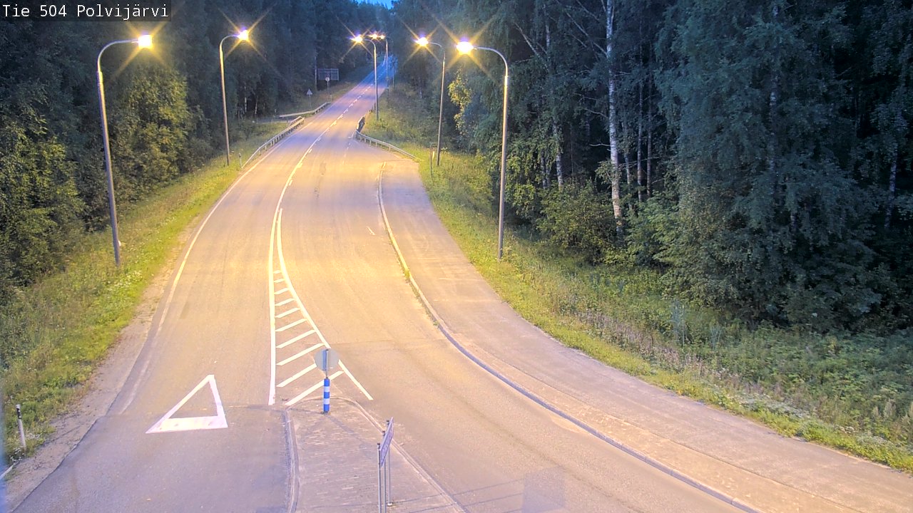 Kelikamerat Kuva Tie 504 Polvijärvi, Polvijärvi, Pohjois-Karjala