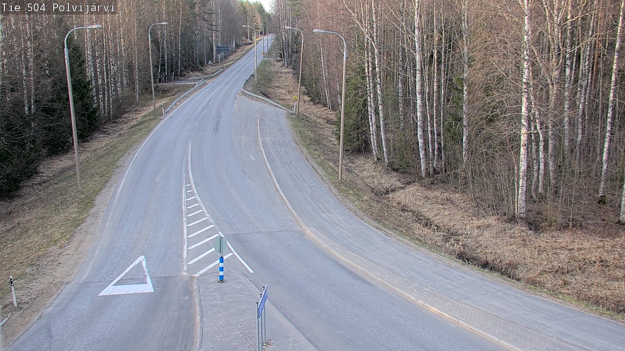 Weather Camera Image Road 504 Polvijärvi, Polvijärvi, Pohjois-Karjala