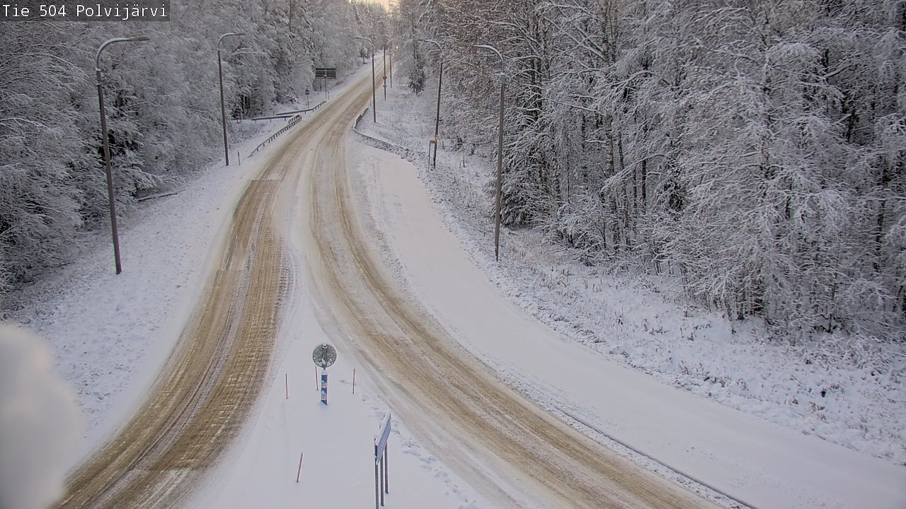 Kelikamerat Kuva Tie 504 Polvijärvi, Polvijärvi, Pohjois-Karjala