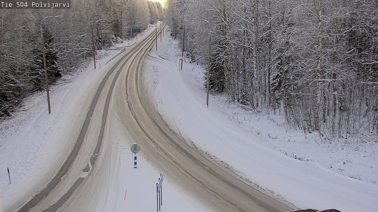 Kelikamerat Kuva Tie 504 Polvijärvi, Polvijärvi, Pohjois-Karjala
