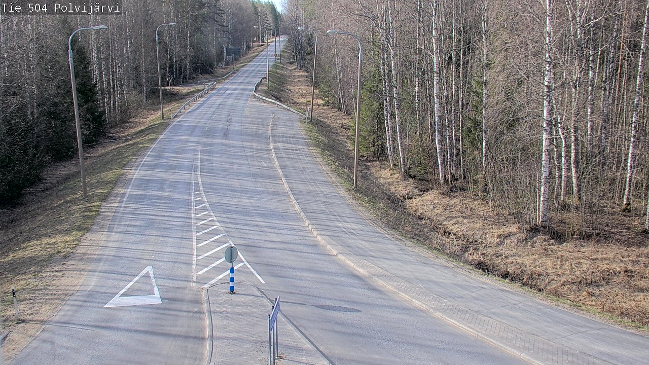Weather Camera Image Road 504 Polvijärvi, Polvijärvi, Pohjois-Karjala