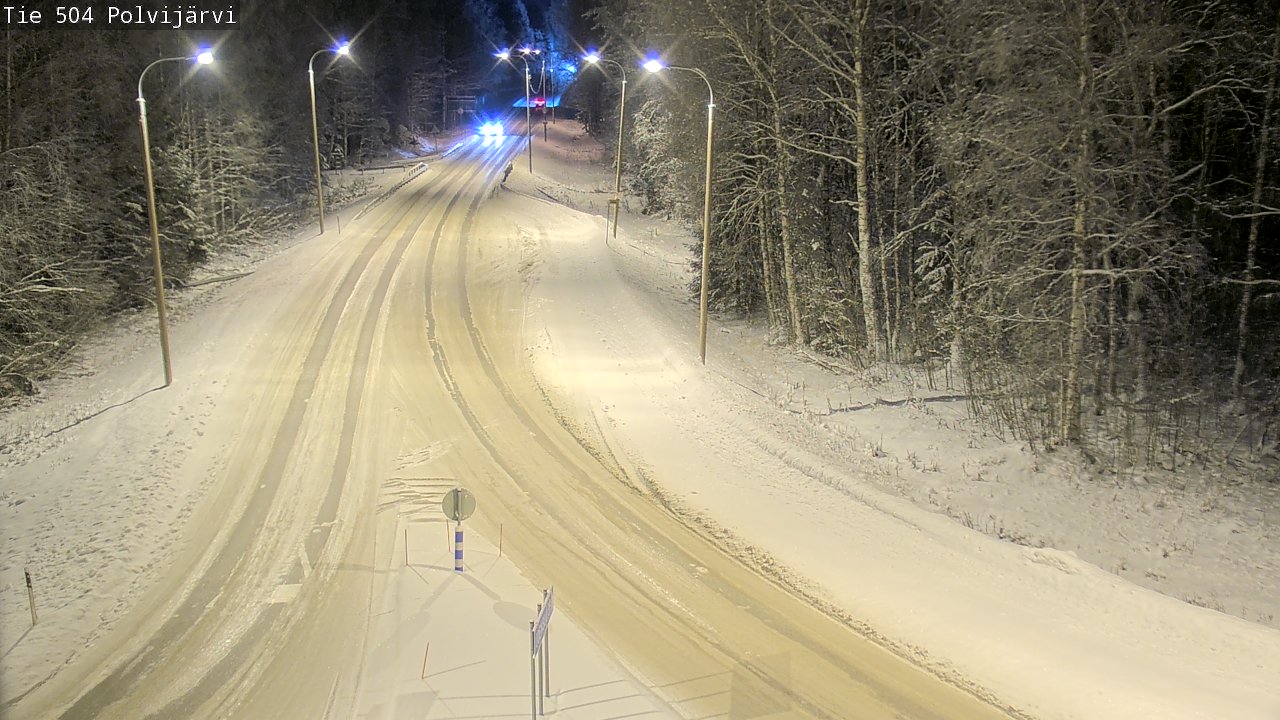 Kelikamerat Kuva Tie 504 Polvijärvi, Polvijärvi, Pohjois-Karjala