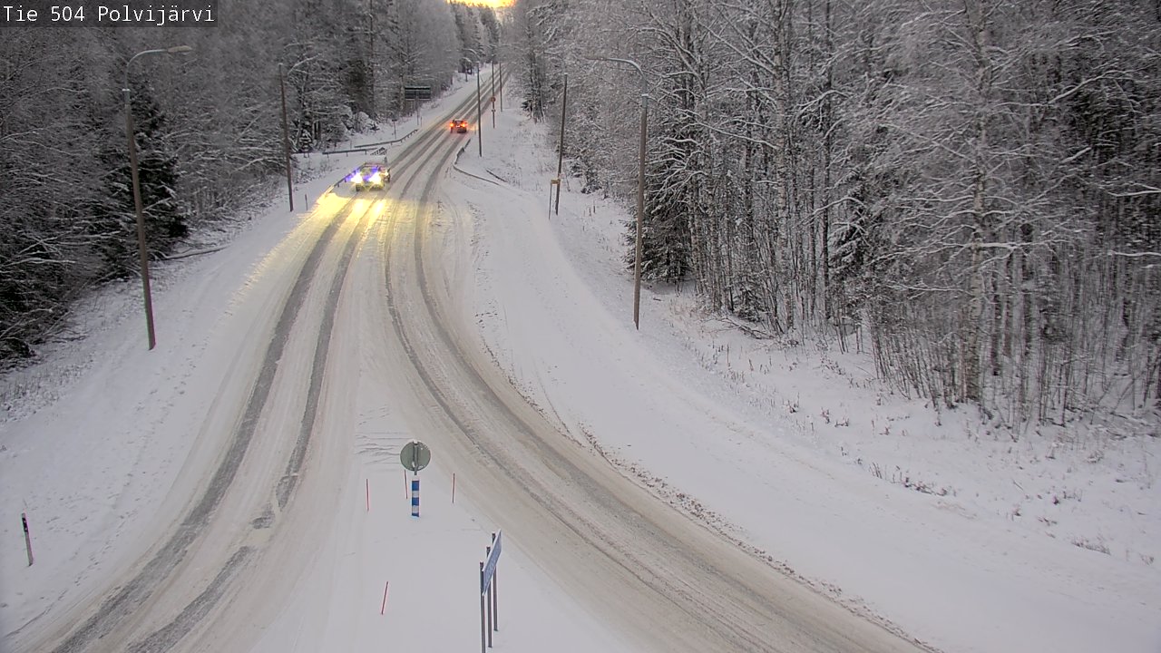 Kelikamerat Kuva Tie 504 Polvijärvi, Polvijärvi, Pohjois-Karjala