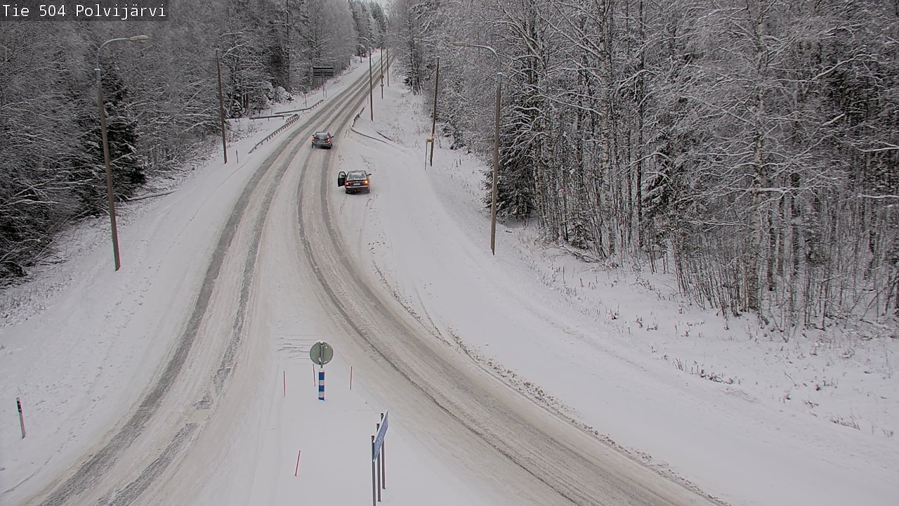 Weather Camera Image Road 504 Polvijärvi, Polvijärvi, Pohjois-Karjala