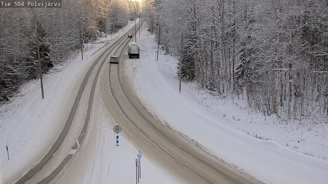 Kelikamerat Kuva Tie 504 Polvijärvi, Polvijärvi, Pohjois-Karjala