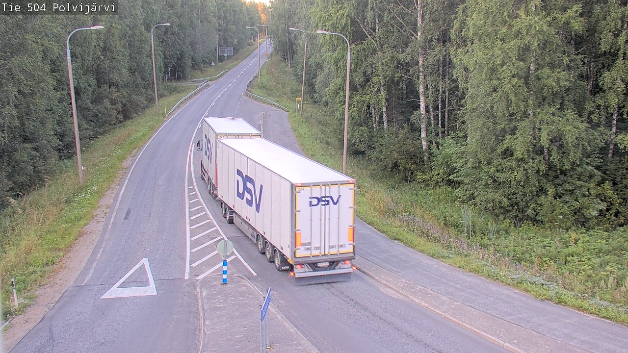 Kelikamerat Kuva Tie 504 Polvijärvi, Polvijärvi, Pohjois-Karjala