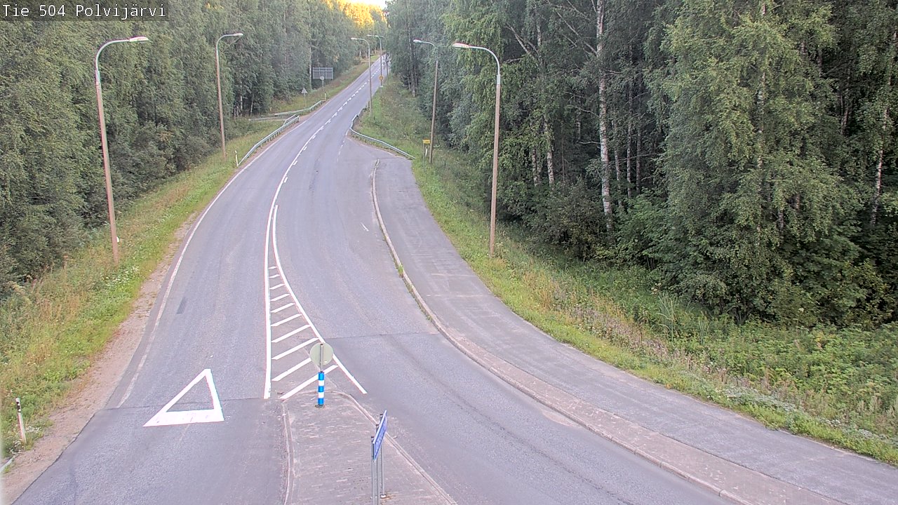 Kelikamerat Kuva Tie 504 Polvijärvi, Polvijärvi, Pohjois-Karjala