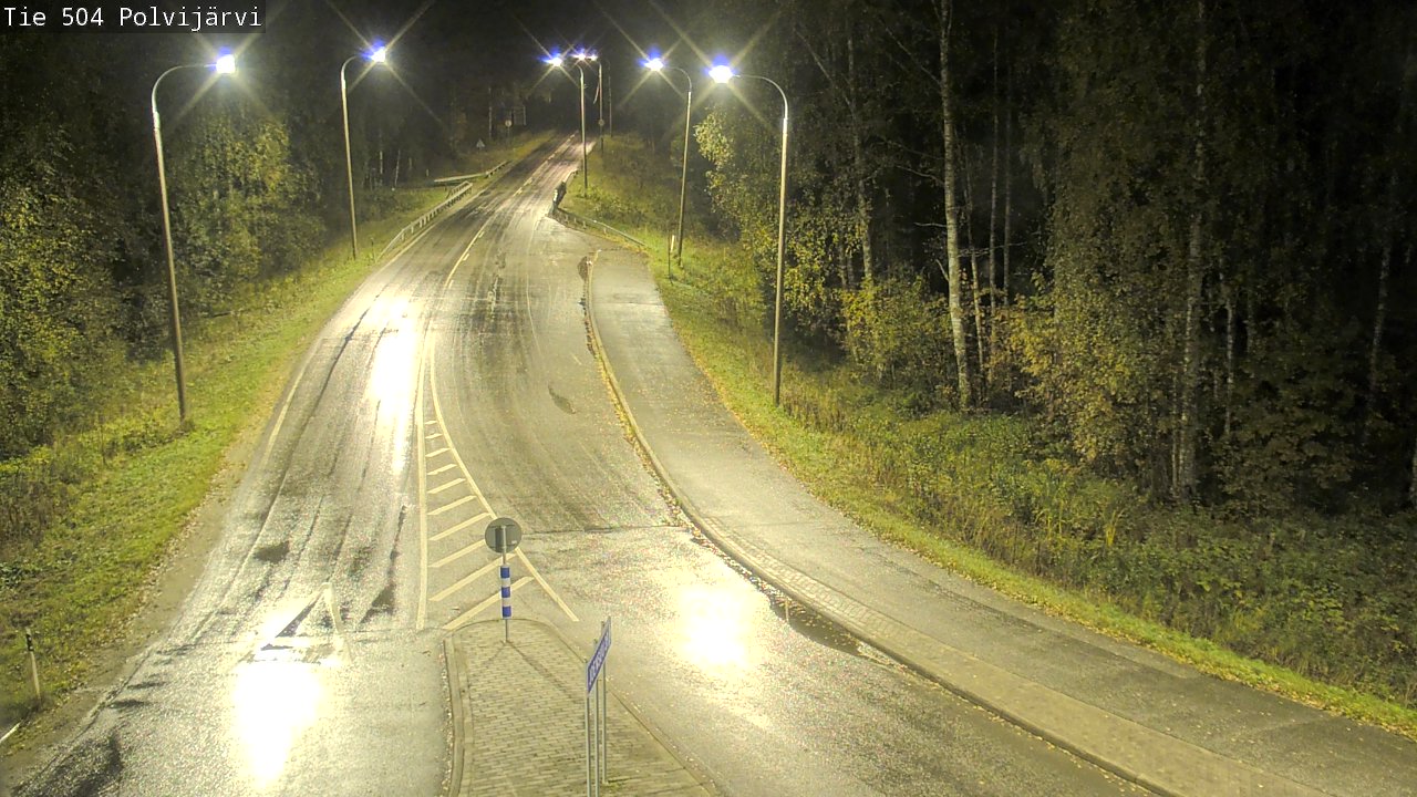 Kelikamerat Kuva Tie 504 Polvijärvi, Polvijärvi, Pohjois-Karjala
