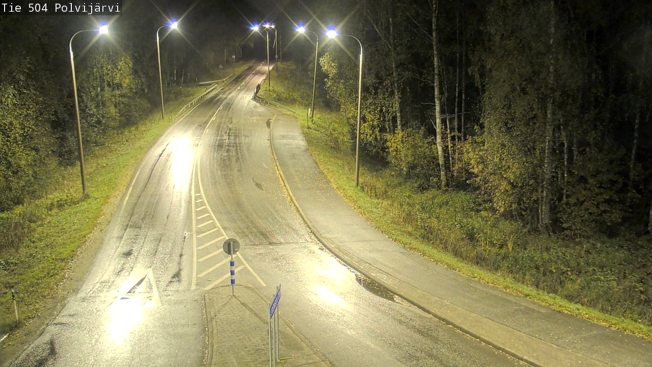 Kelikamerat Kuva Tie 504 Polvijärvi, Polvijärvi, Pohjois-Karjala