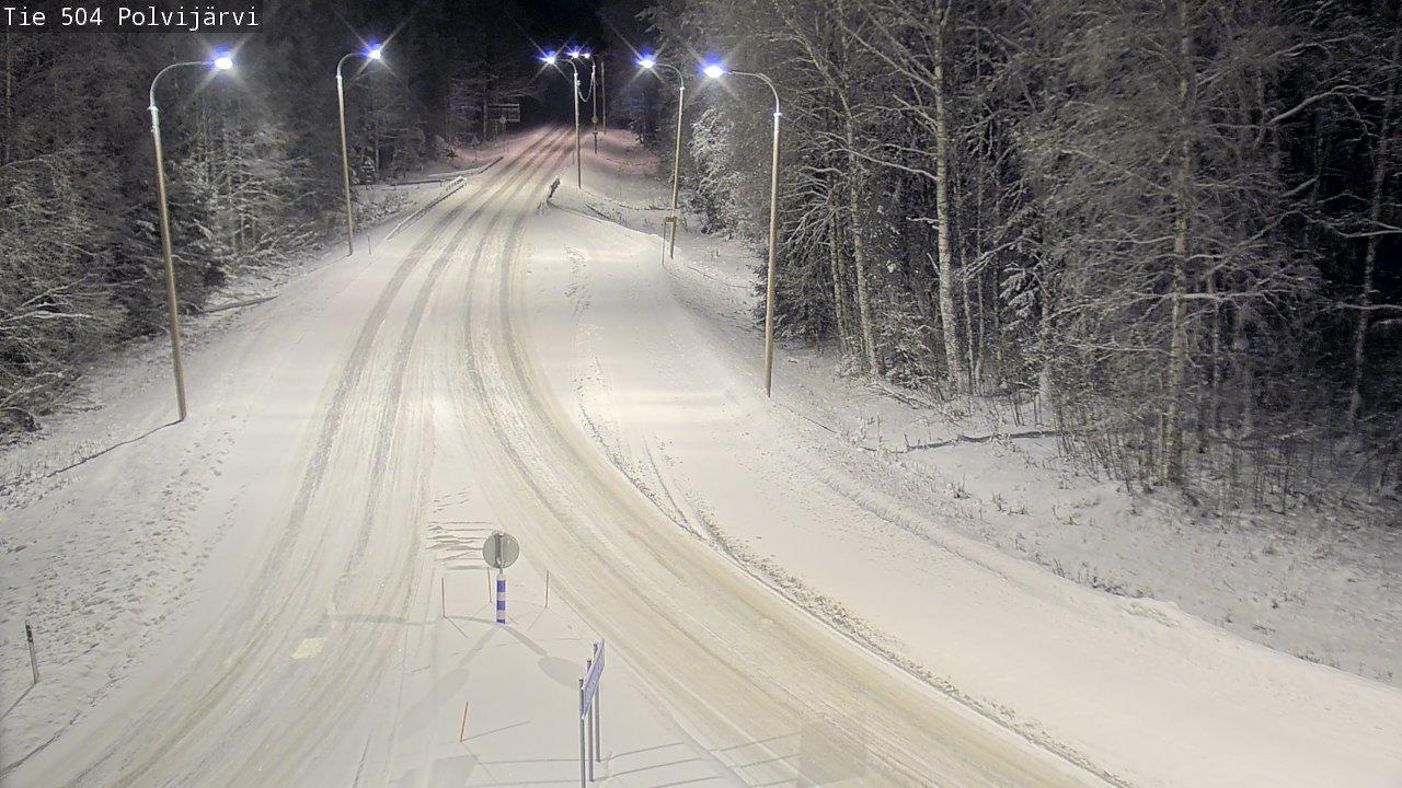 Kelikamerat Kuva Tie 504 Polvijärvi, Polvijärvi, Pohjois-Karjala