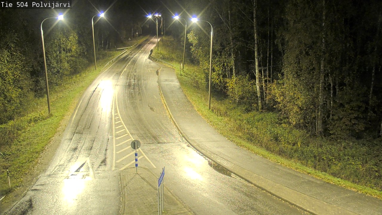 Kelikamerat Kuva Tie 504 Polvijärvi, Polvijärvi, Pohjois-Karjala