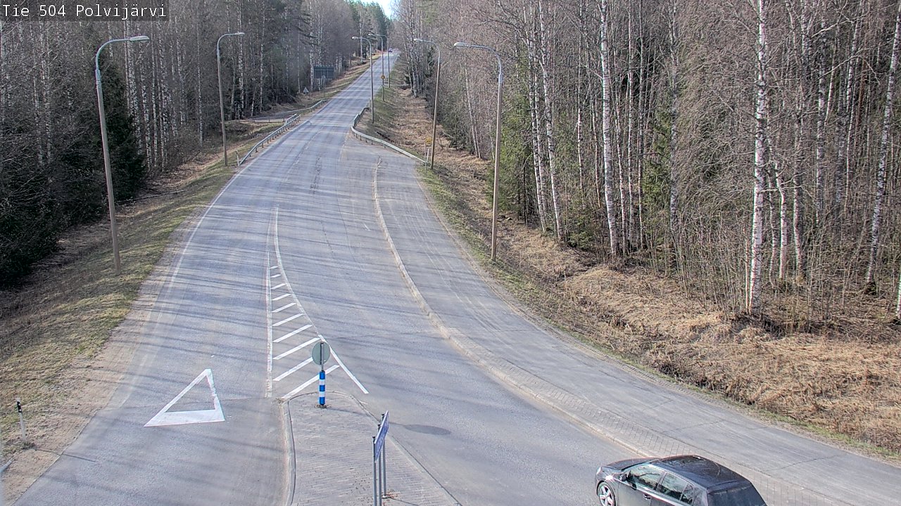 Weather Camera Image Road 504 Polvijärvi, Polvijärvi, Pohjois-Karjala