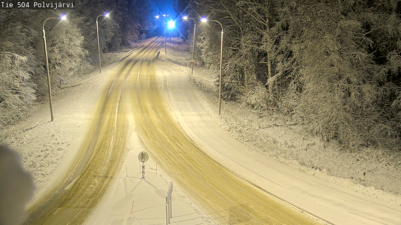 Kelikamerat Kuva Tie 504 Polvijärvi, Polvijärvi, Pohjois-Karjala