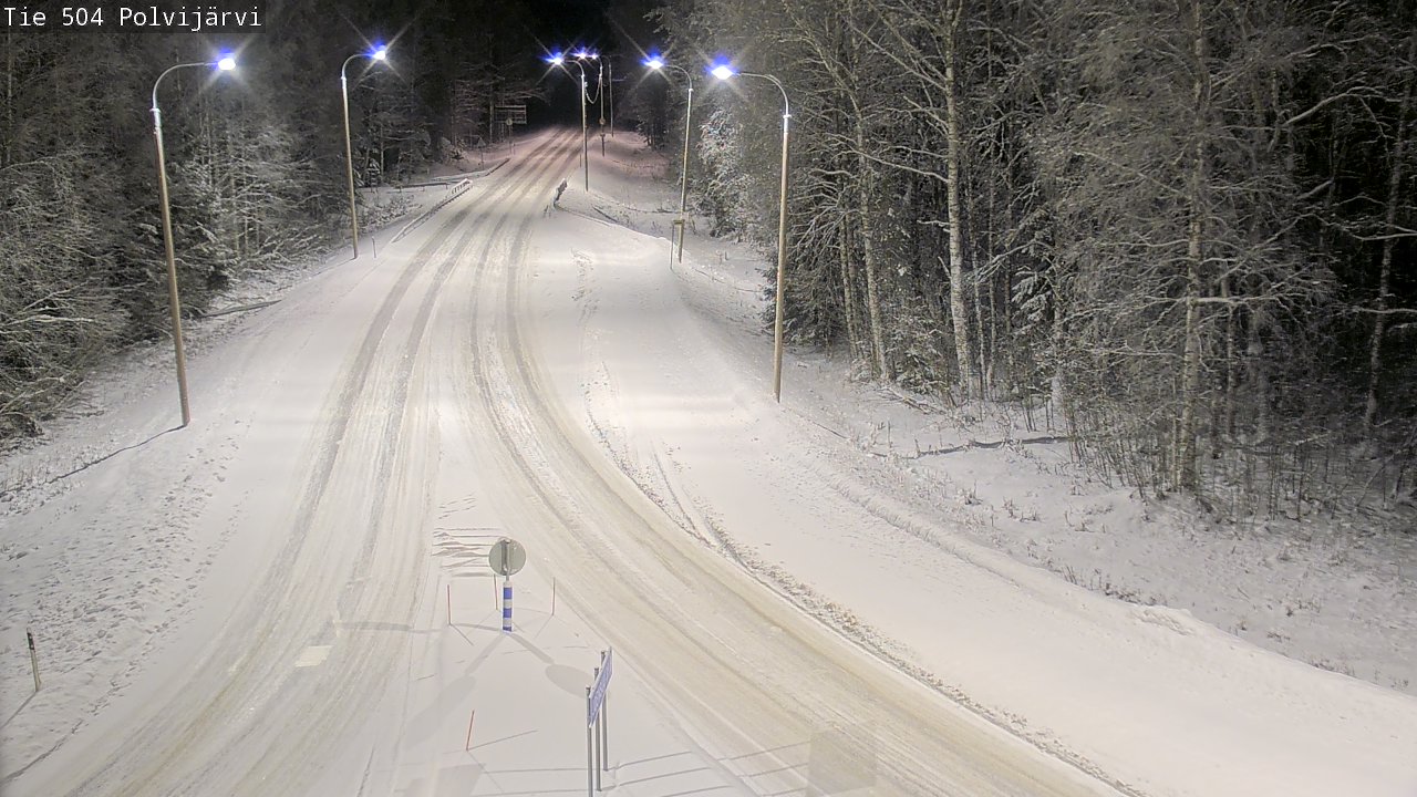 Kelikamerat Kuva Tie 504 Polvijärvi, Polvijärvi, Pohjois-Karjala