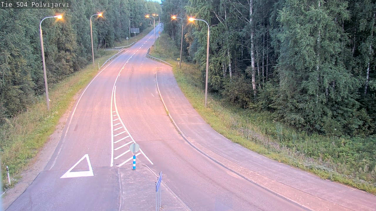 Kelikamerat Kuva Tie 504 Polvijärvi, Polvijärvi, Pohjois-Karjala
