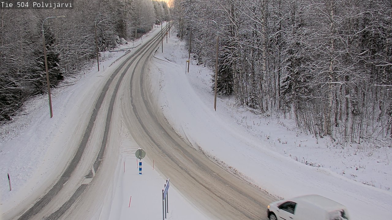 Weather Camera Image Road 504 Polvijärvi, Polvijärvi, Pohjois-Karjala