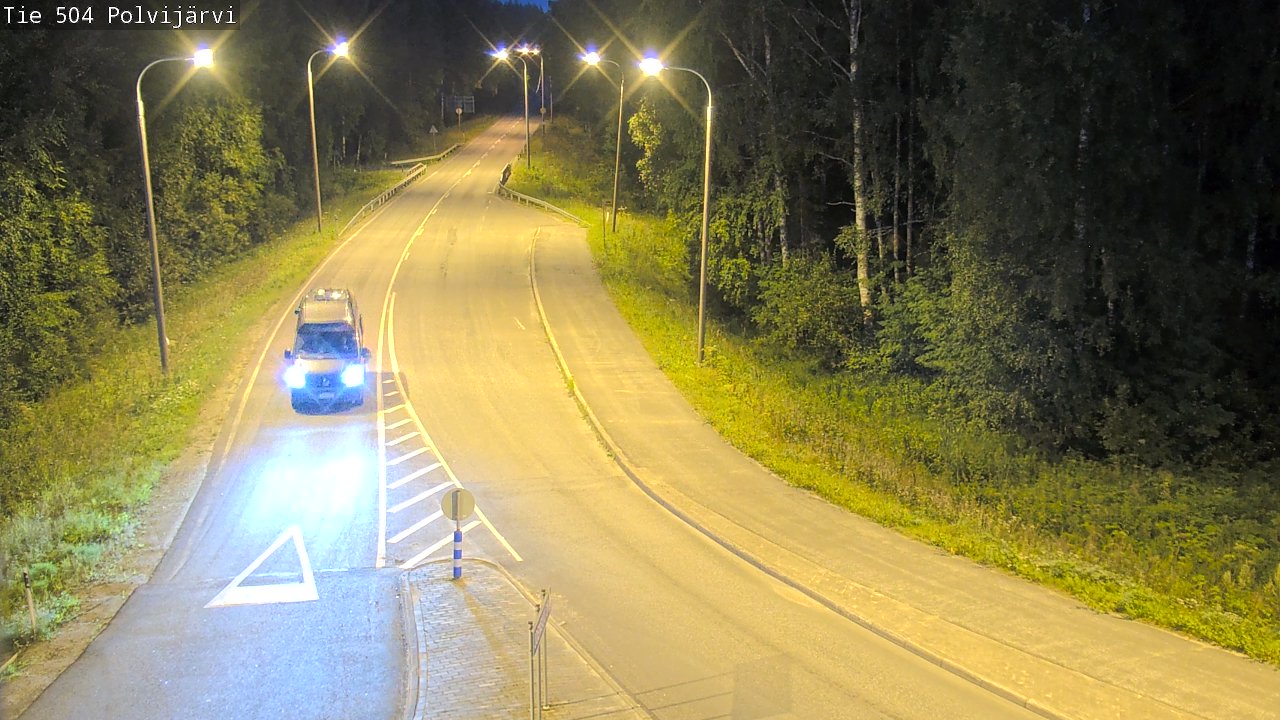 Kelikamerat Kuva Tie 504 Polvijärvi, Polvijärvi, Pohjois-Karjala