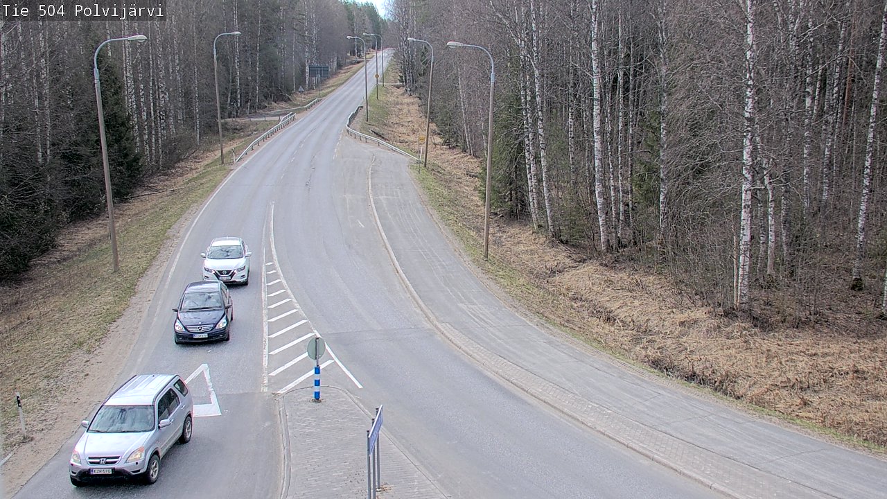 Weather Camera Image Road 504 Polvijärvi, Polvijärvi, Pohjois-Karjala