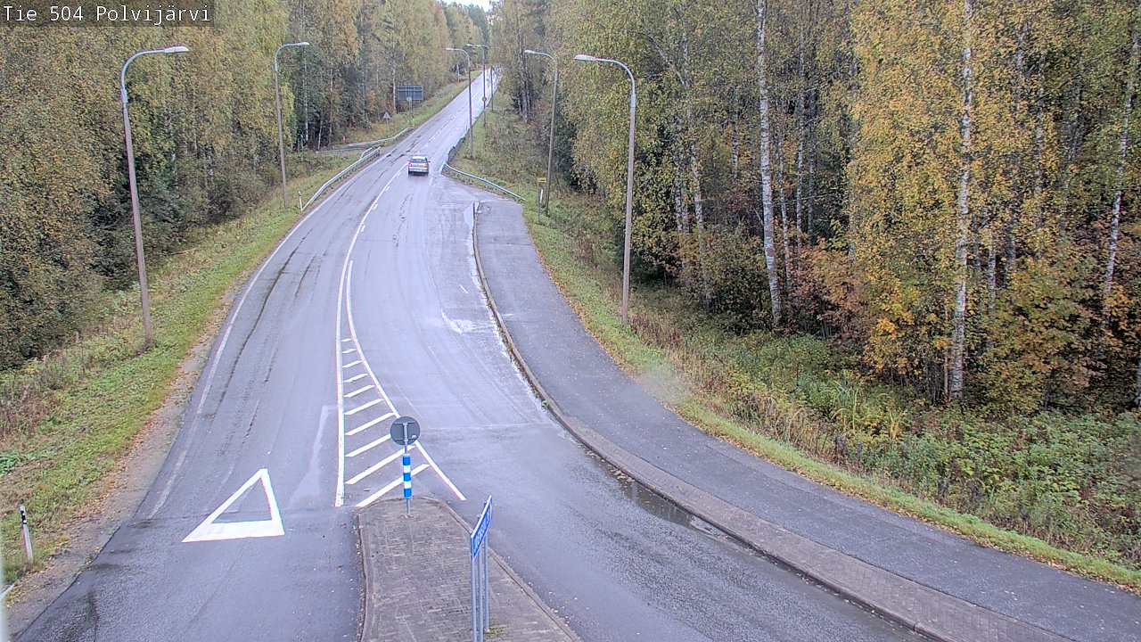 Kelikamerat Kuva Tie 504 Polvijärvi, Polvijärvi, Pohjois-Karjala